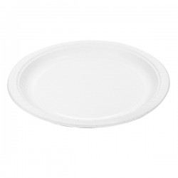 PRATOS REDONDOS 320 G/M2 Ø 23 CM BRANCO CARTÃO (50 UNIDADE)
