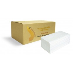 TOALHA SECA MAOS TRIFOLD 23X23 2 FLS TISSUE C/ 2600