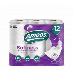 PAPEL HIGIENICO DOMESTICO 3 FLS 48 ROLOS AMOOS - NAVIGATOR (P12) 18MTS*