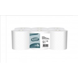 TOALHA SECA MAOS MECHA PASTA 2 FLS C/ 130 MTS C/ 6 ROLOS AMOOS NAVIGATOR*