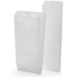 SACOS DE PAPEL BRANCO S08 32x20x5 C/ 1000 UND*
