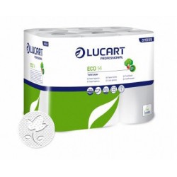 PAPEL HIGIENICO DOMESTICO 2 FLS 108 ROLOS LUCART 14 MTS (9X12)