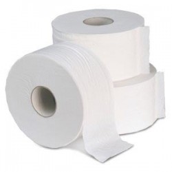 PAPEL HIGIENICO JUMBO PASTA 2 FLS 180 MTS 12 ROLOS PAMPILAR