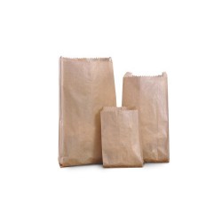 SACOS DE PAPEL KRAFT S04 52X10X5 C/ 1000 UND*