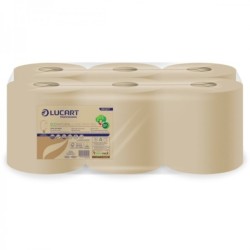 TOALHA SECA MAOS MECHA ROLO ECONATURAL L-ONE MAXI 450 158 MTS LUCART C/ 6 ROLOS