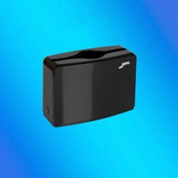 PORTA TOALHAS SECA MÃOS SISTEMA ZIG ZAG ABS PRETO JOFEL AH52600*