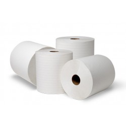 TOALHA SECA MAOS ROLO 2 FLS 80 MTS RTL PASTA LAM. C/ 8 ROLOS (AUTOCORTANTE) TO00506*