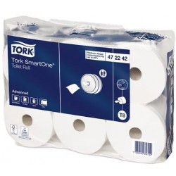 ROLO HIGIENICO SMARTONE BRANCO 1150 SERV. 2 FLS PACK6 TORK