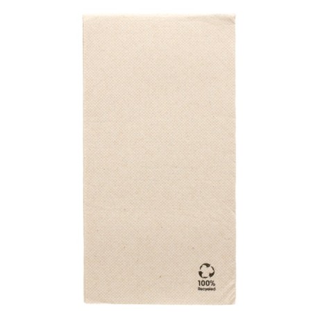 GUARDANAPOS ECOLABEL DOBRADOS 1/6 DOUBLE POINT 19 G/M2 30x40 CM NATURAL TISSUE RECICLADO (1800 UNIDADE)