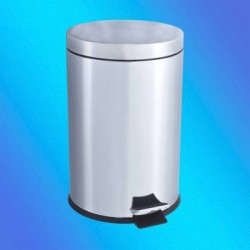 PAPELEIRA PEDAL INOX GRANDE C/BALDE INTERIOR 20LT JOFEL AL72020C