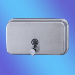 DOSEADOR DE GEL INOX JOFEL C/ DEP. EXTRA HORIZONTAL 1LT ALL1003