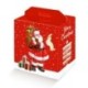 30 U. CAIXAS GARRAFAS/OUTROS PAPA NOËL 33x25x35 CM ENCARNADO CARTÃO (1 UNIDADE)