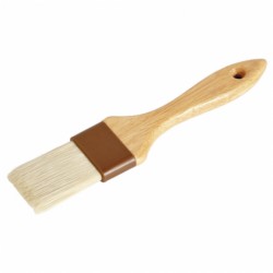 PINCEL GASTRONOMICO PLANO 5CM NATURAL MADEIRA