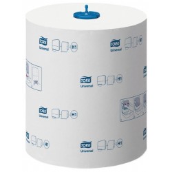 TOALHA SECA MAOS ROLO TORK 2 FLS BRANCA P/ AUTOCORTE MANUAL 19,5CM C/ 6 ROLOS - 471141
