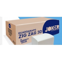 GUARD. PAPEL SISTEMA ZIG ZAG 3D PASTA LAM. BRANCO 50M 90F (OFERTA DISPENSADOR)