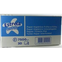 PAPEL HIGIENICO FOLHA A FOLHA TISSUE 2 FLS P250 C7500 FLS AMOOS - NAVIGATOR
