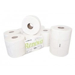 PAPEL HIGIENICO JUMBO RENOVA REC. 2 FLS 12 ROLOS 75MTS