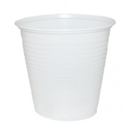 COPO DE PLASTICO BRANCO TRANSPARENTE 500ML C/ 40 UND