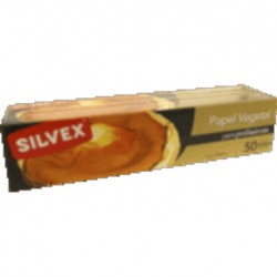 PAPEL VEGETAL ROLO 33CM X 50MTS SILVEX