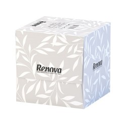 LENÇOS FACIAIS CAIXA CUBICA C/ 70 UND RENOVA