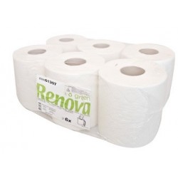 TOALHA SECA MAOS MECHA NATURAL 2 FLS C/75 MTS C/ 6 ROLOS RENOVA