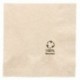 GUARDANAPOS ECOLABEL 2 FOLHAS 18 G/M2 25x25 CM NATURAL TISSUE RECICLADO (4800 UNIDADE)