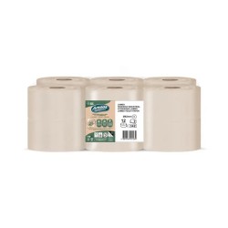 PAPEL HIGIENICO JUMBO NATURALLY SOFT PASTA 2 FLS 120 MTS 12 ROLOS AMOOS - NAVIGATOR*