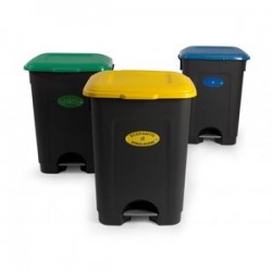 BALDE ECOPONTO 75 LTS AZUL / VERDE / AMARELO
