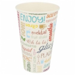 COPOS PAROLE 12 OZ - 360 ML 265 + 18PE G/M2 Ø 8x12 CM BRANCO CARTOLINA - 229.07