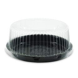 BASE REDONDA TRANSP. / NEGRA DIAM. 200